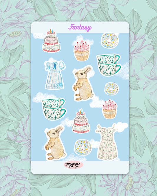 Fantasy Sticker Sheet Set