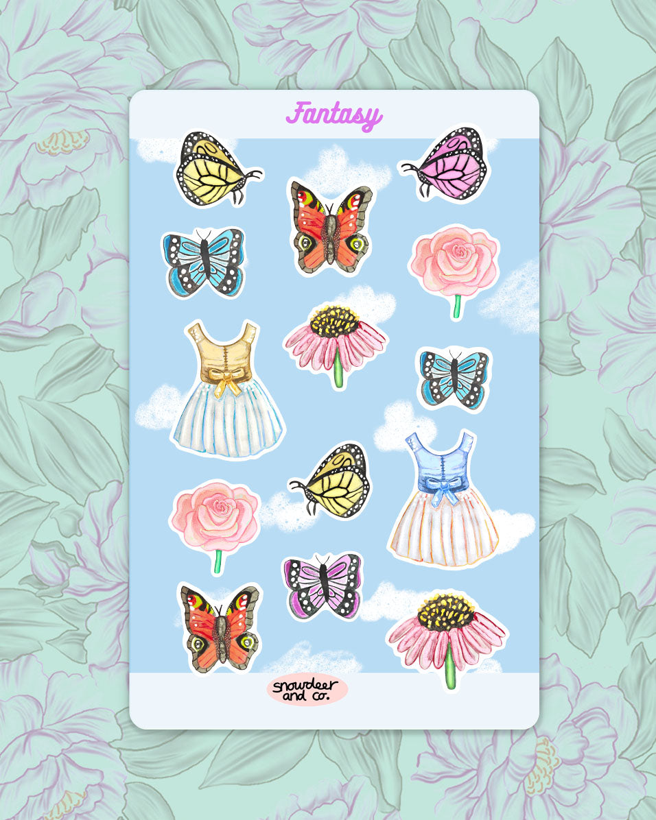 Fantasy Sticker Sheet Set