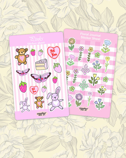 Pinks Sticker Sheet