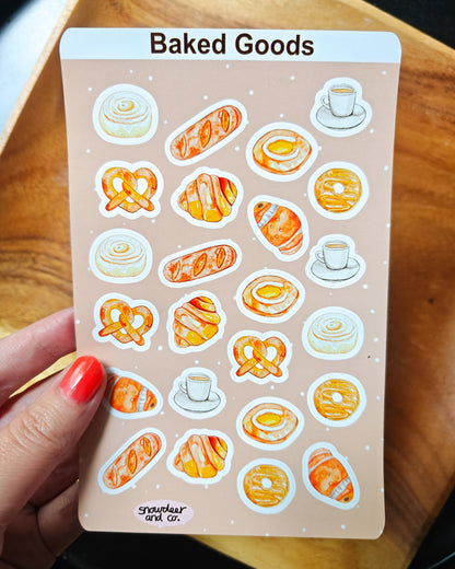 Picnic and Bread Sticker Sheet Set