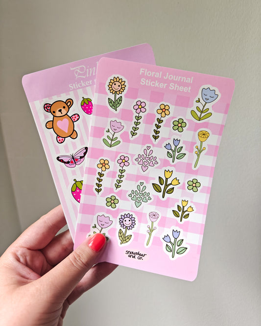 Pinks Sticker Sheet