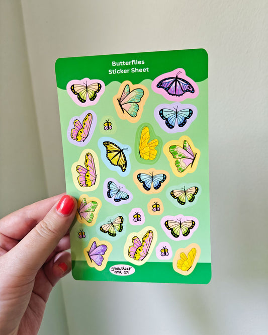 Butterflies Sticker Sheet
