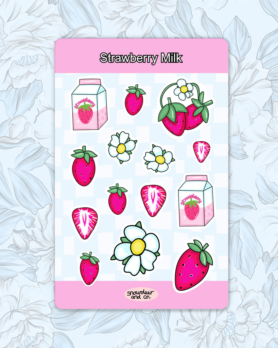 Strawberry Sticker Sheet