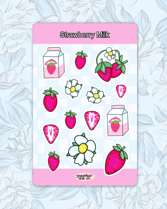 Strawberry Sticker Sheet